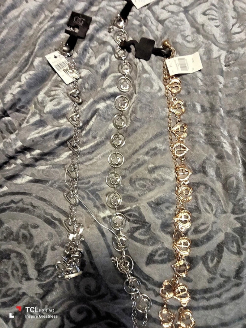 Chain Accessories Set Silver & Gold NWT